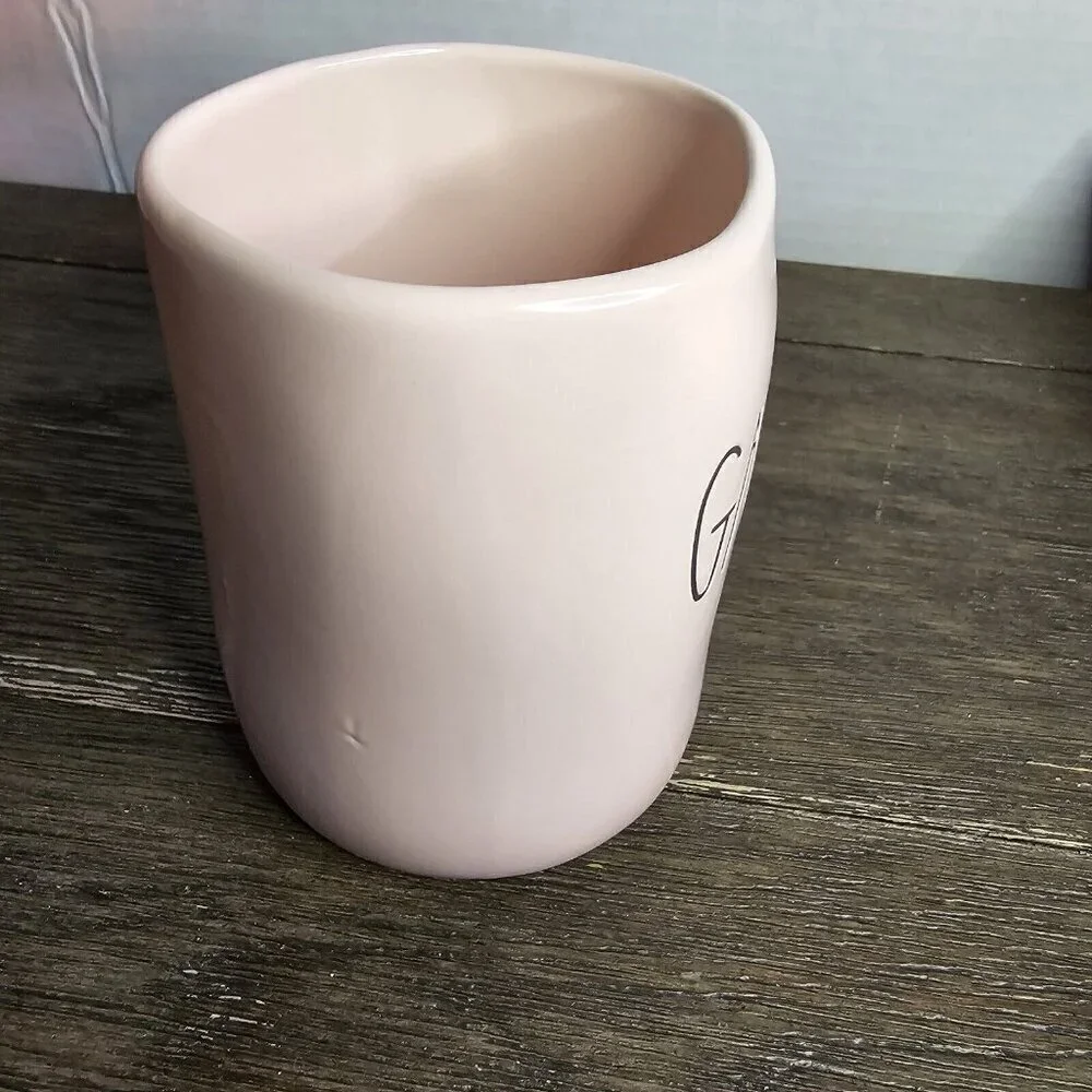 NWT Rae Dunn Artisan Galentine Pastel Pink Valentine's Day Mug 2021 Farmhouse
